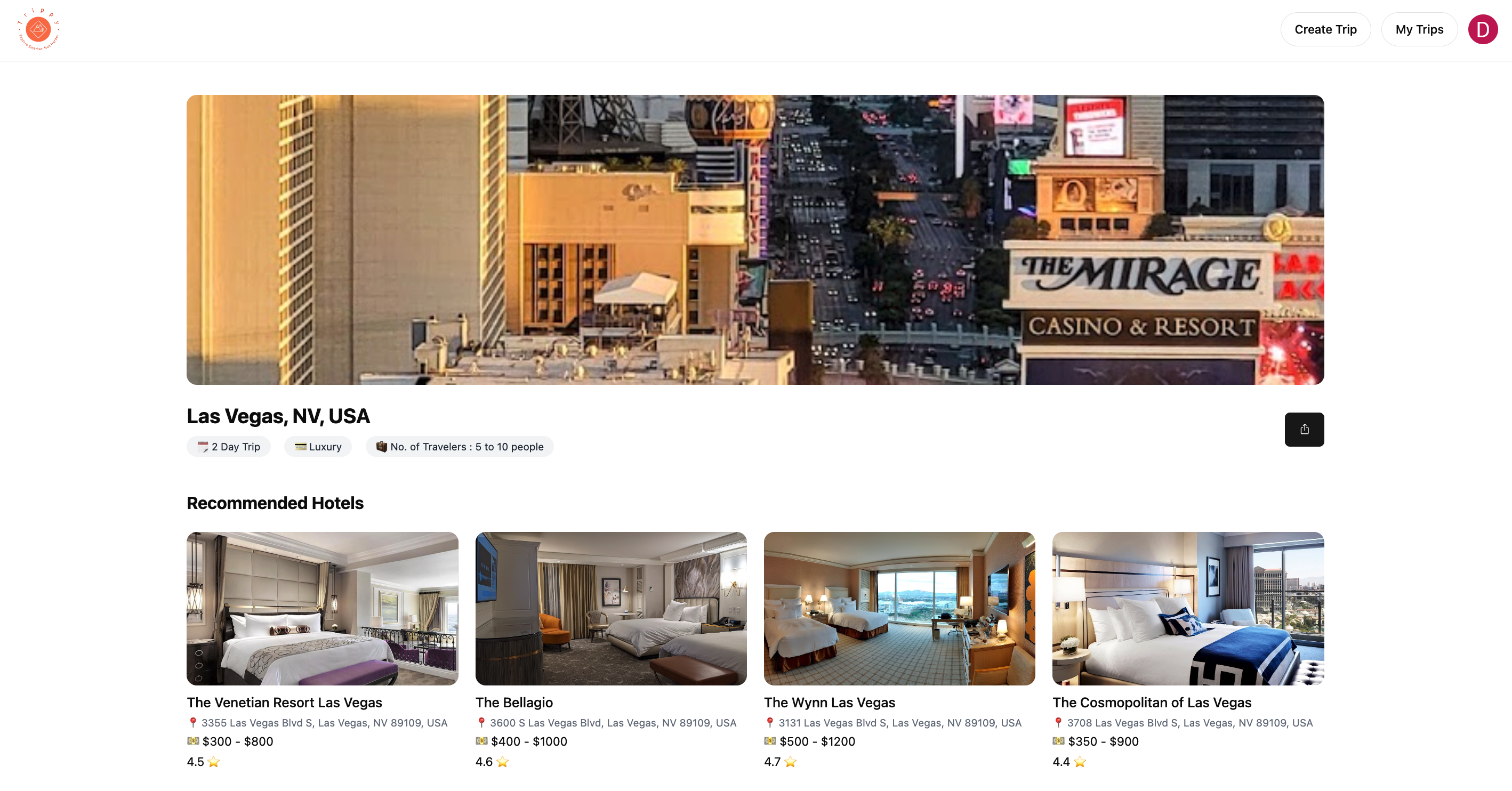 AI Trip Planner