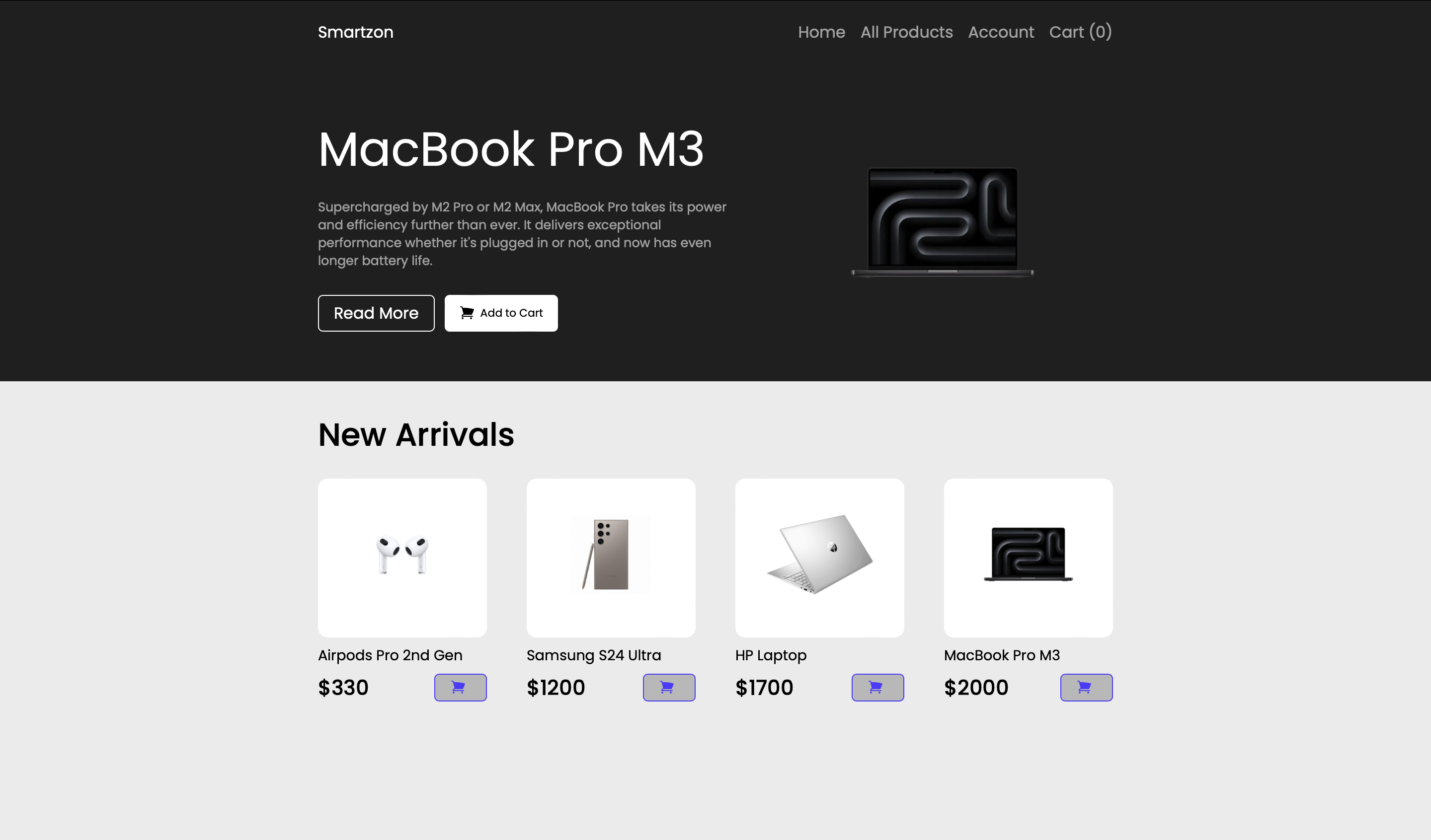 E-commerce Front